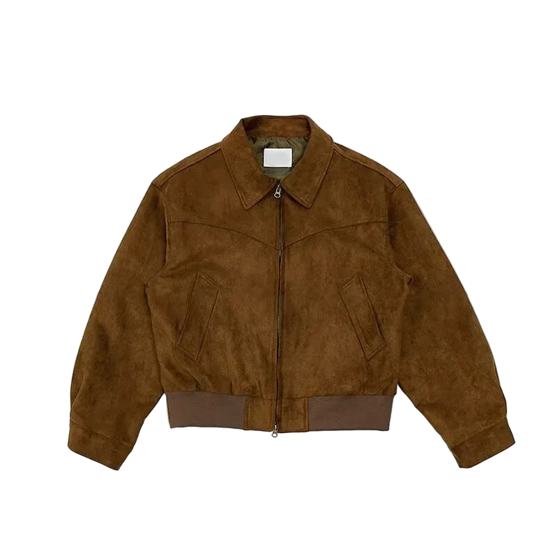 Men's vintage suede jacket