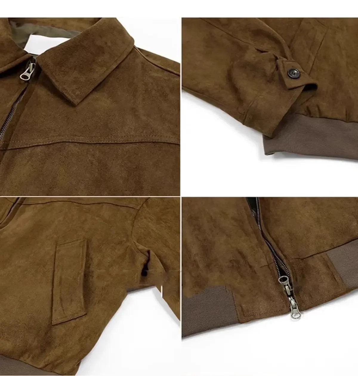 Men's vintage suede jacket