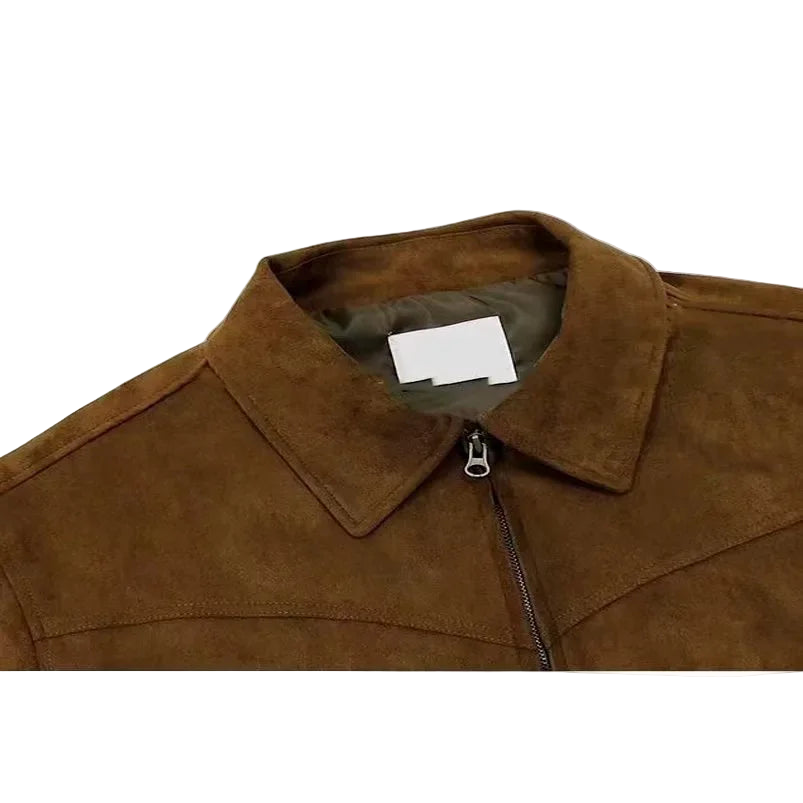 Men's vintage suede jacket