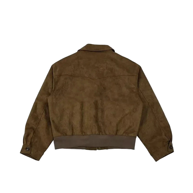 Men's vintage suede jacket